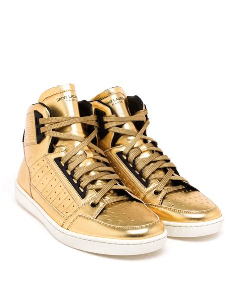 saint laurent shoes men's high tops